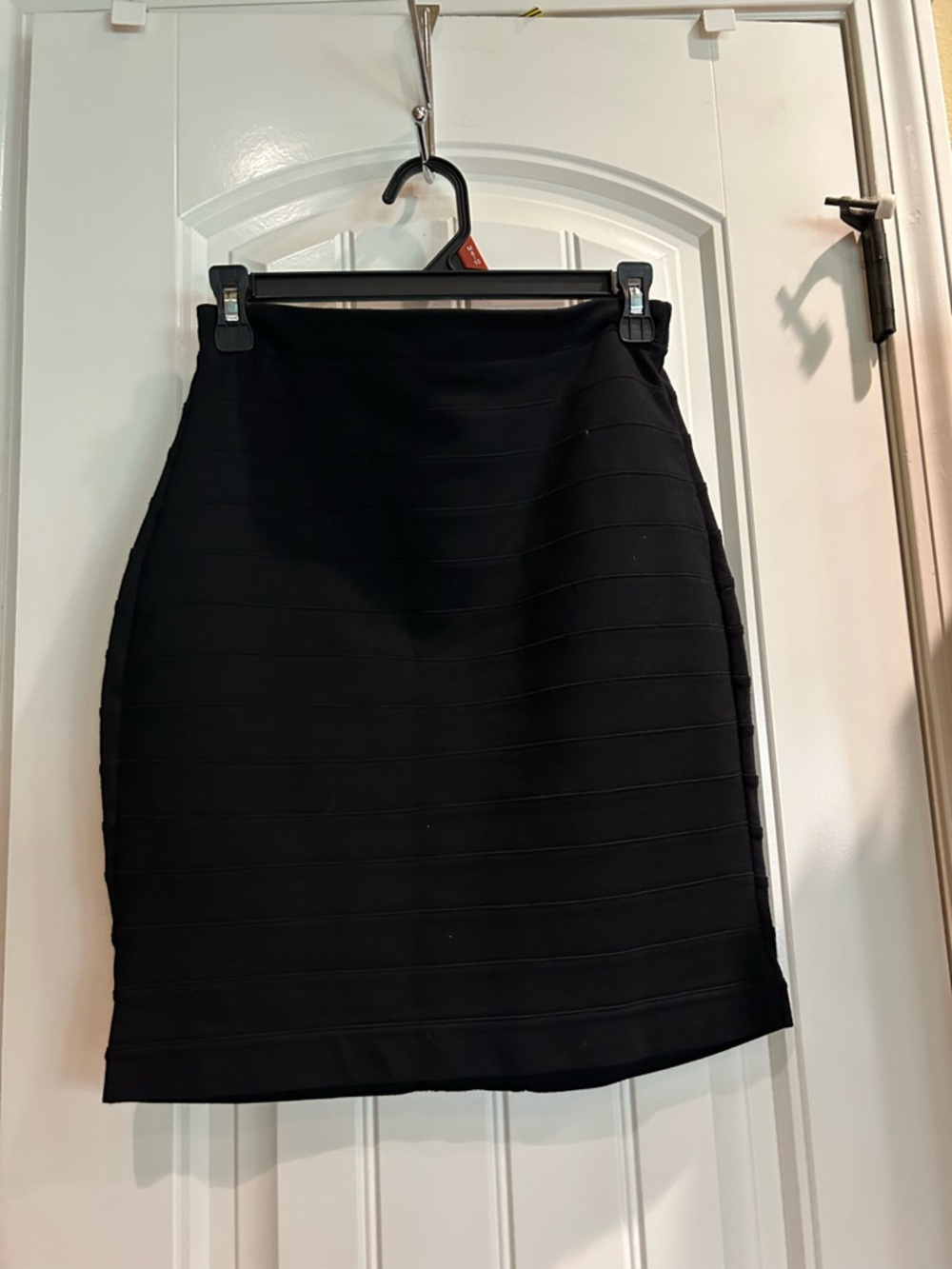 Express Black Bandage Pencil Skirt